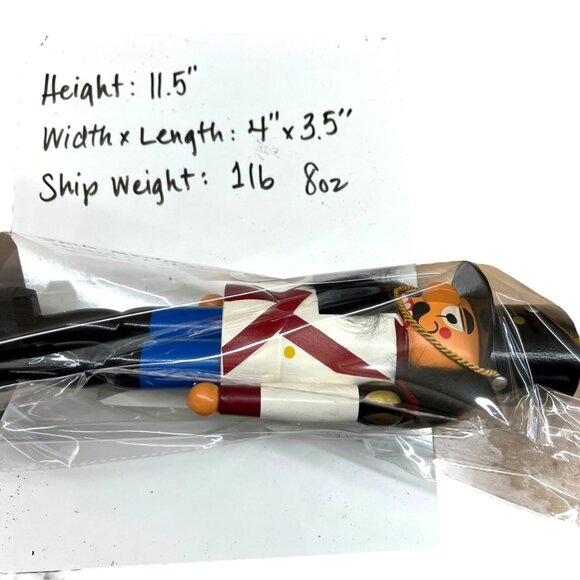 GDR Erzebirge Toy Soldier Herold Nutcracker - Picture 13 of 13